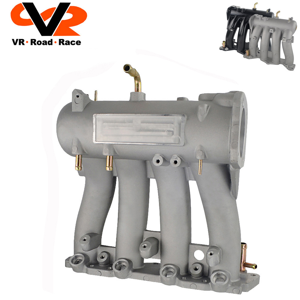 跨境爆款 新款进气歧管黑银两款适用于本田思域D系88-00