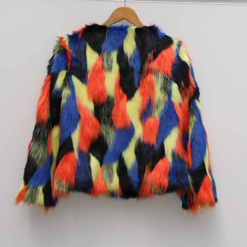 Women's Clothing Autumn and winter new fox fur coat short women's Korean style slim Haining raccoon fur coat casual_voghion.com