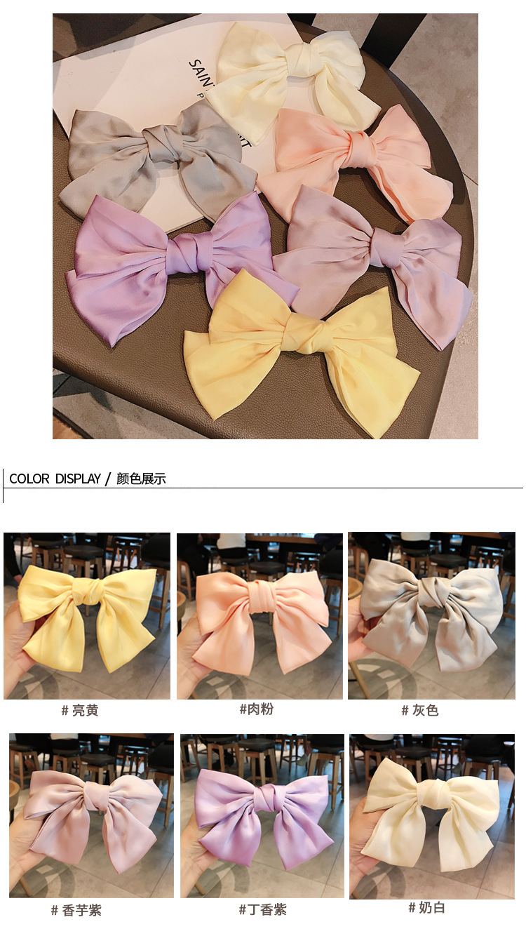 Super Fairy Bow Hairpin Back Hairpin Bangs Clip Headdress Korea Hair Accessories Wholesale Nihaojewelry display picture 1