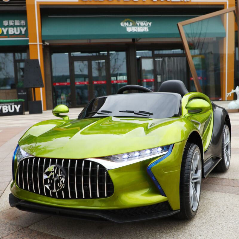 Nuevo coche eléctrico de Doble accionamiento coche eléctrico de cuatro ruedas para niños con asiento coche eléctrico de juguete de educación temprana para bebés