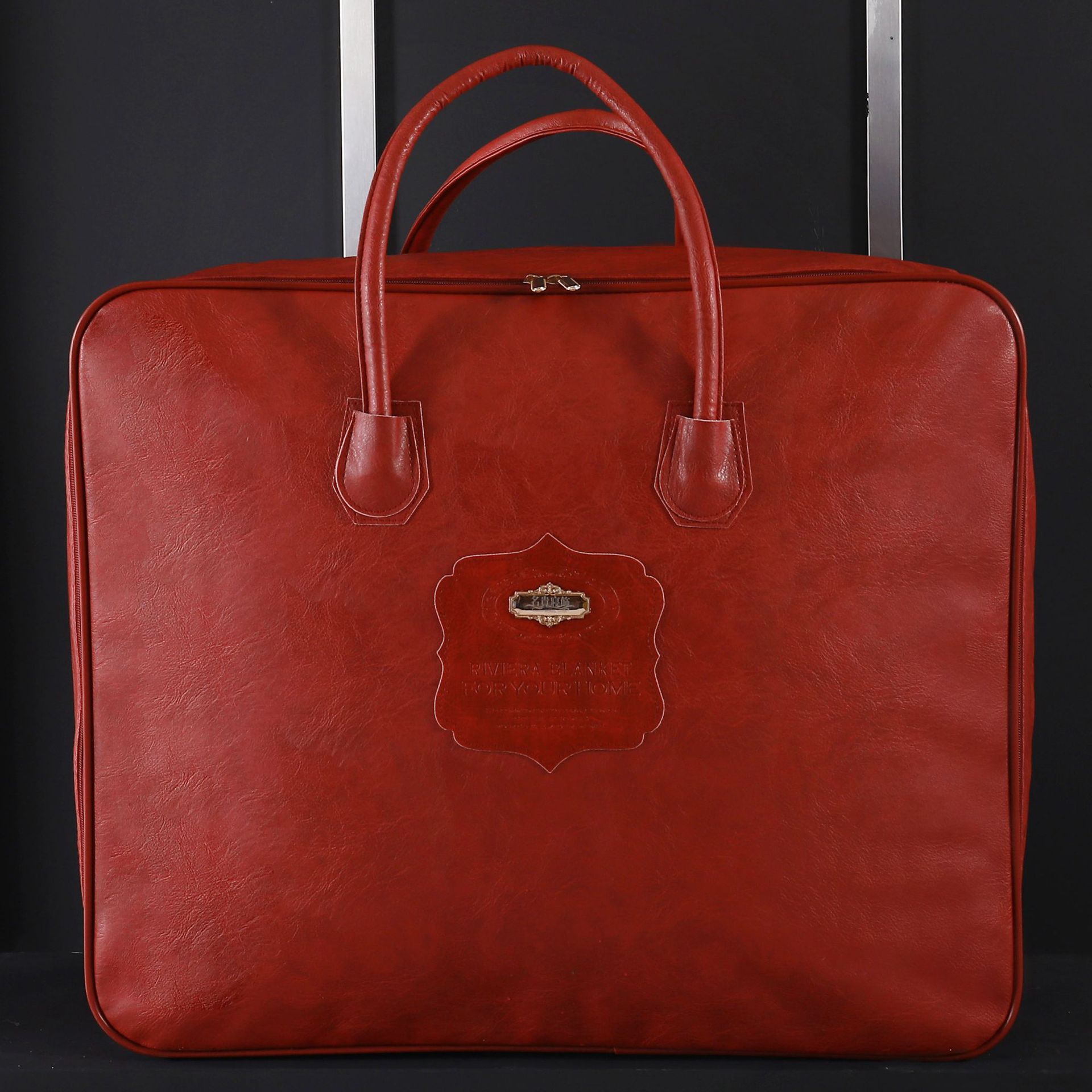 专业定制高档蚕丝包装袋羽绒被包装袋 皮革手提钢丝包 支持定制