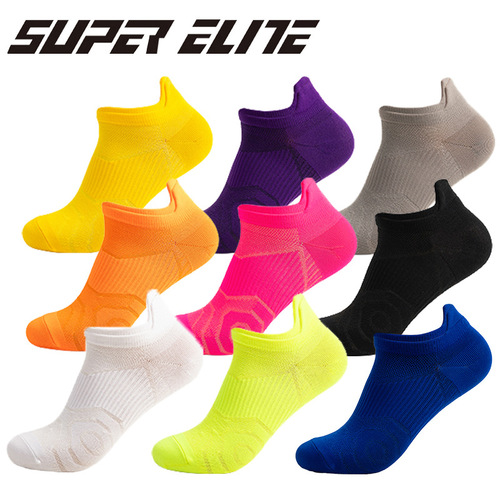 Professional outdoor sports socks for men and women, fitness running socks, thin socks, shallow mouth summer breathable socks, quick-drying boat socks