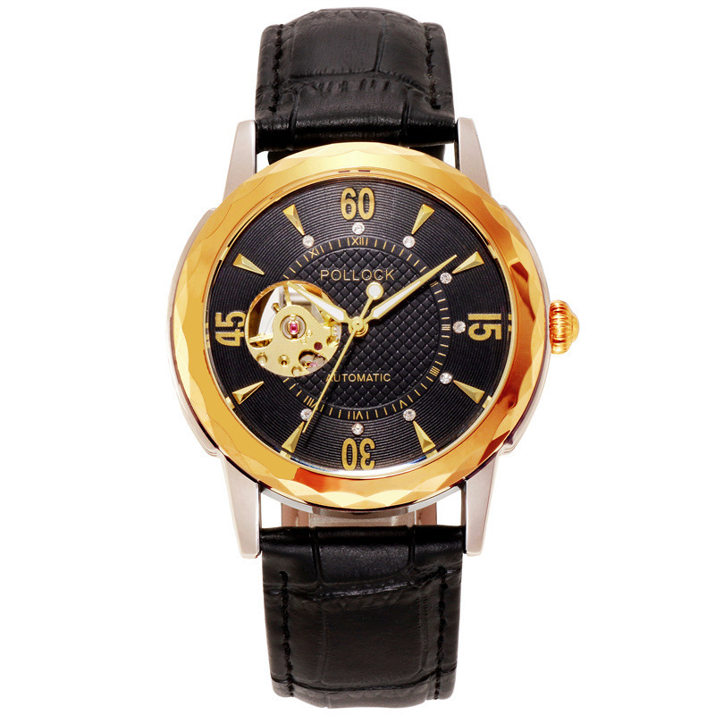 2019年新款商务男士手表休闲潮流时尚手表男自动机械防水镂空手表|ms