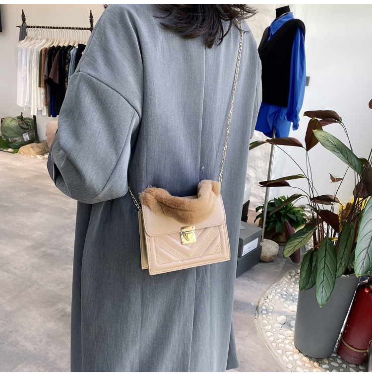 One-shoulder Casual Messenger Small Square Bag display picture 2