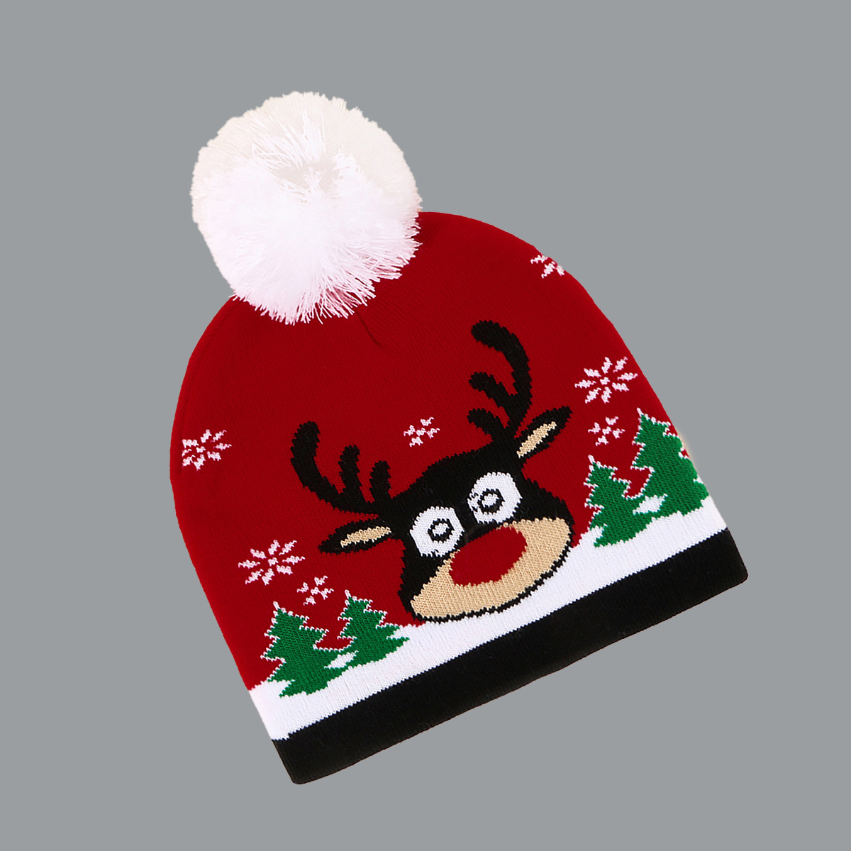 Autumn And Winter Fashion All-match Christmas Wool Ball Hat display picture 1