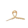 Golden metal hairgrip, big crab pin, shark, hair accessory, South Korea, simple and elegant design