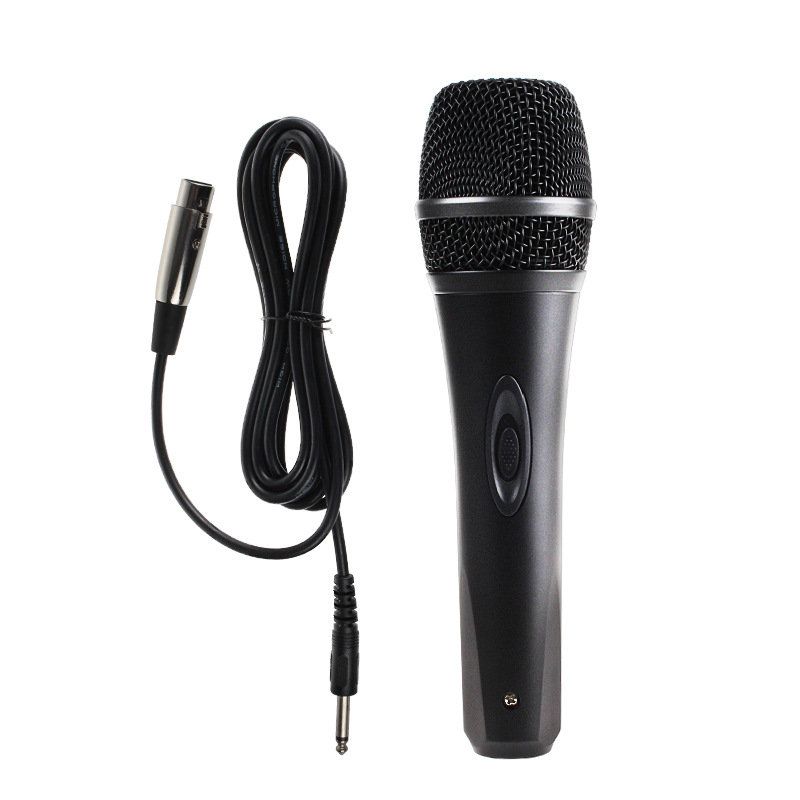 JIY有线话筒 卡拉OK唱吧家用唱歌舞台演讲KTV网络直播动圈麦克风