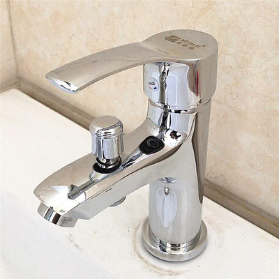 厂家直销 面盆水龙头 铜单孔三联龙头 冷热混水阀 洗脸盆龙头|ms