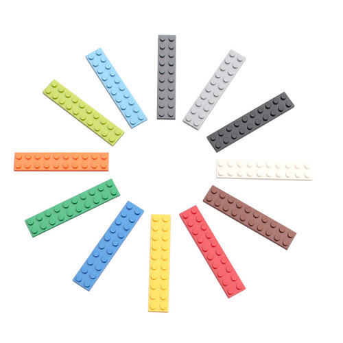 Compatible with LEGO 3832 small particle building block basic pieces, creative accessories, bulk pieces, short brick sheets 2*10