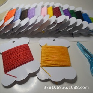 8x10CM����ʮ�ֽ���DIY�ֹ���ɫ6�ɴ̽�����߾��������Y�@����