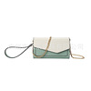 Fashionable polyurethane small bag, shoulder bag one shoulder, chain, hand loop bag, city style