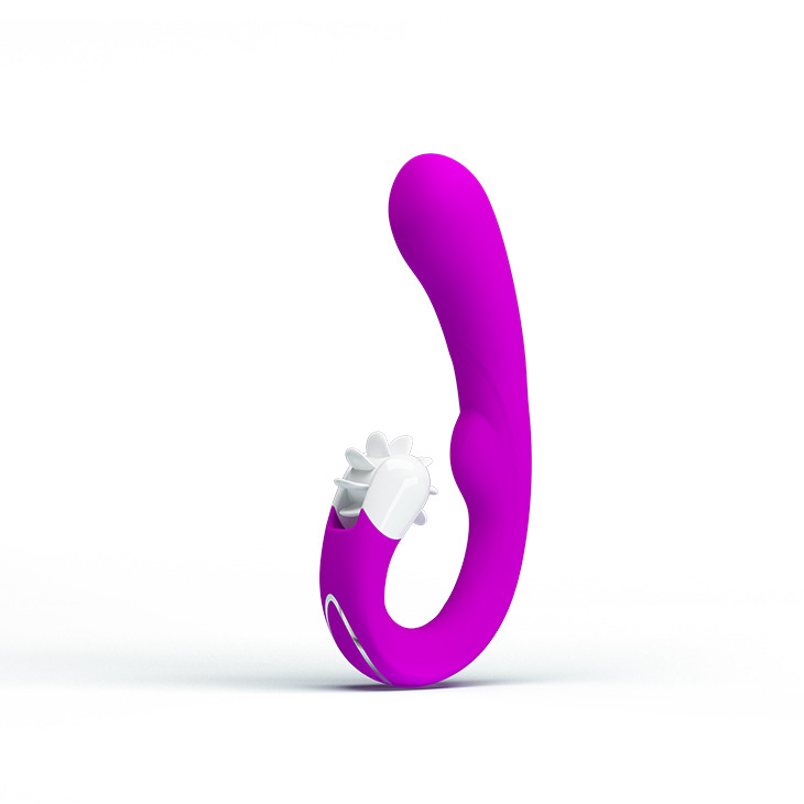 Waterproof Silicone Vibrator With Rolling Vibration And Frequency_voghion.com