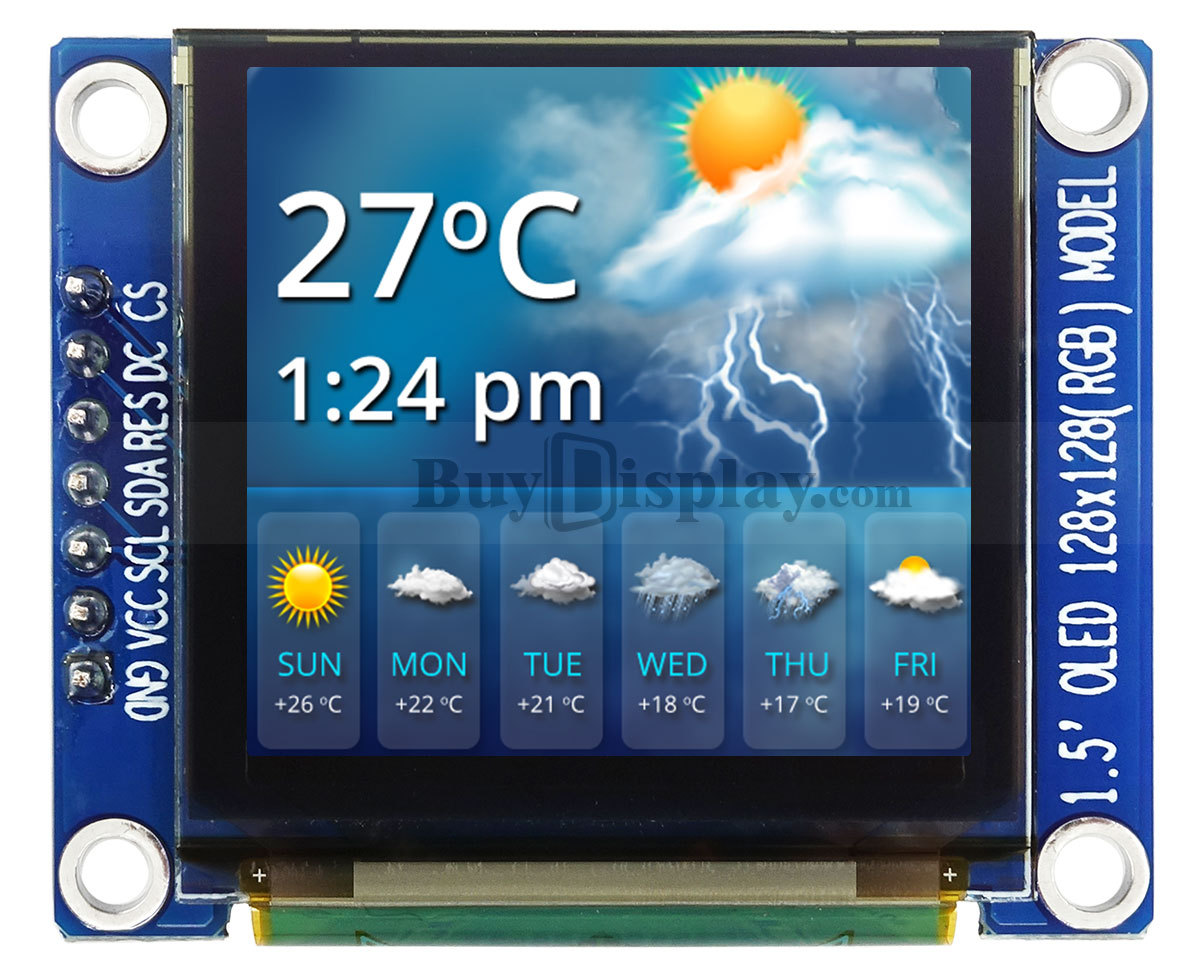 Full Color 1.5 inch Arduino,Ra