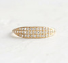 Universal fashionable metal brand ring, diamond, accessory, simple and elegant design