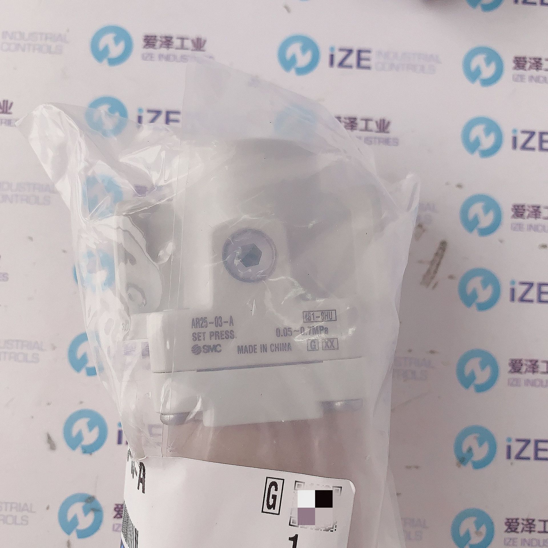 SMC减压阀AR25-03-A 0.02-0.7MPA现货供应爱泽工业