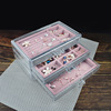 Net Red Jewelry box Acrylic Cosmetics storage box Ring Earrings Ear Studs Jewelry rack Necklace Display rack