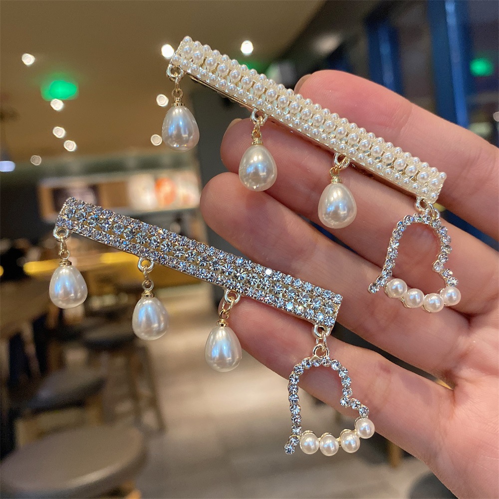 Korean Style Pearl Tassel Pendant Hairpin display picture 4