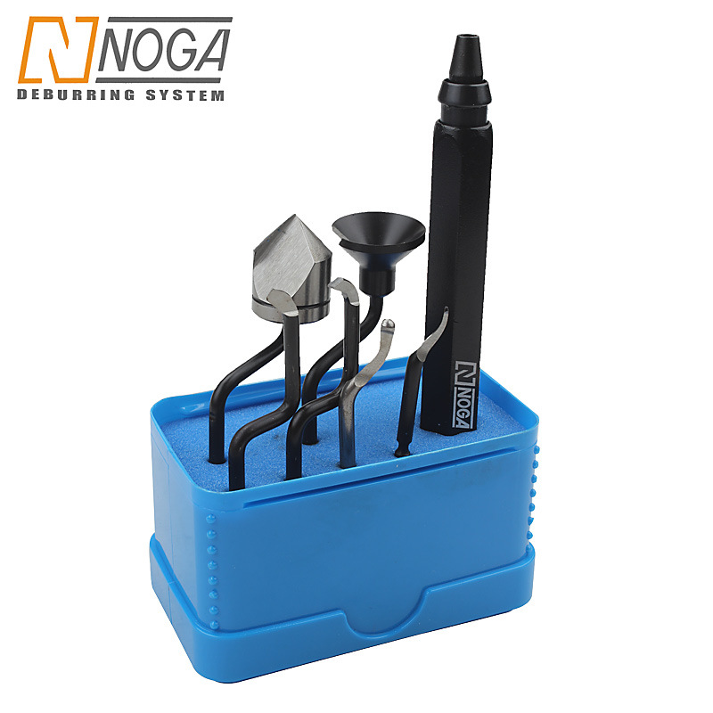 以色列诺佳NOGA修边刀清理内螺纹修复刮屑沉孔内孔修边套装SP1007