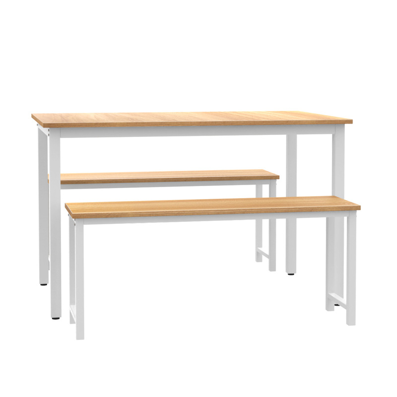 British complete set of dining tables and chairs three-piece dining room furniture kitchen Home Amazon Overseas warehouse one-piece delivery distribution