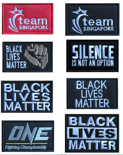 Outdoor embroidered labels, rubber flags, custom-made embroidery badges, hot-selling fabric patch badges, cross-border cargo Velcro
