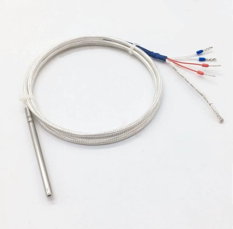 Водонепроницаемый датчик температуры измерения температуры производители зондов оптом PT1000 прямая трубка Платиновый датчик температуры термического сопротивления