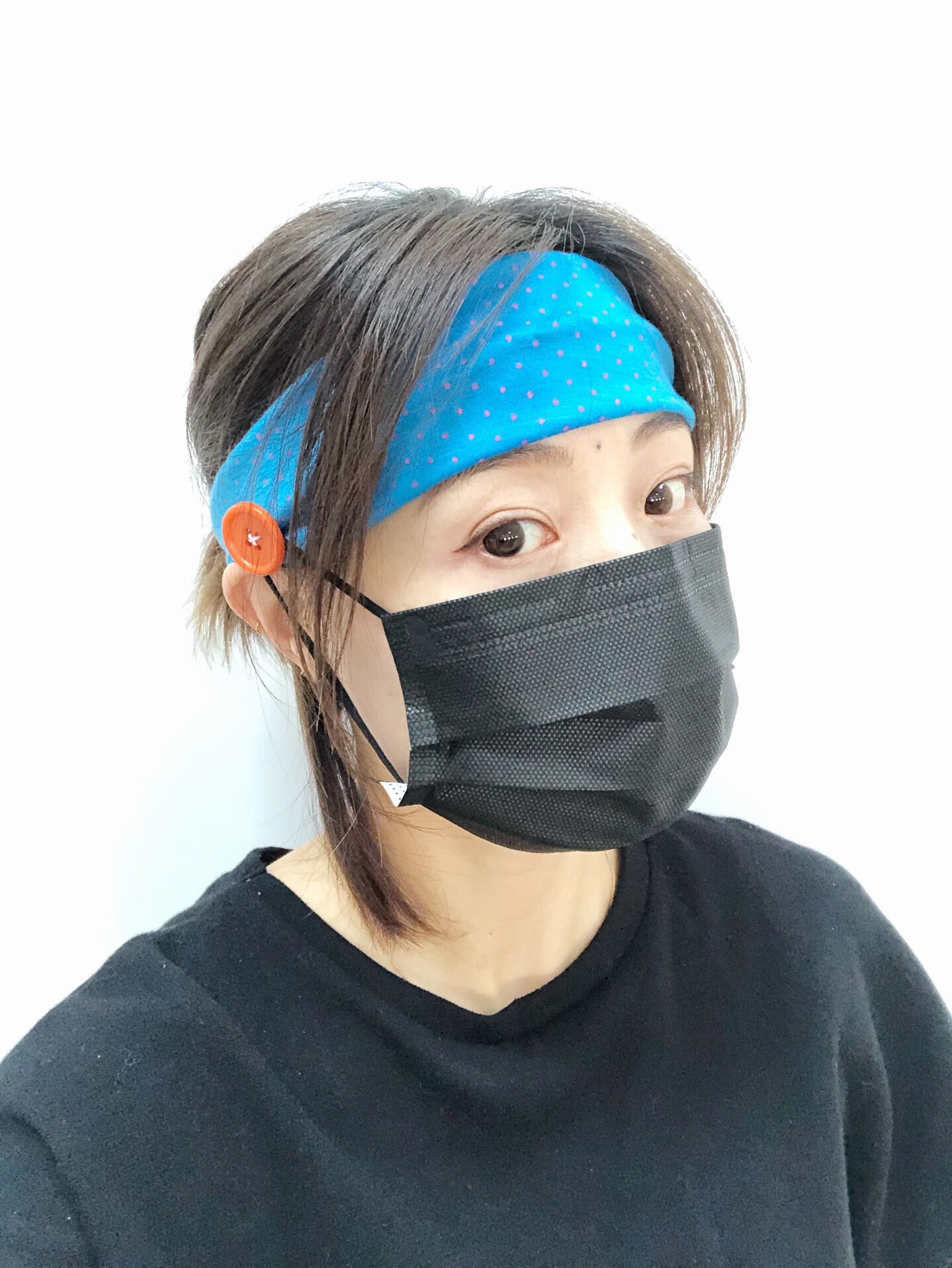 Cartoon Mask Anti-stroke Hair Band Turban Sports Elastic Headband Wholesale Nihaojewelry display picture 4