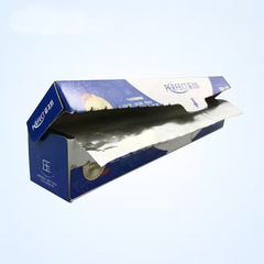 Thickened 10-meter tin foil aluminum board paper roll household barbecue supplies kiln chicken baking tool with serrated edge 