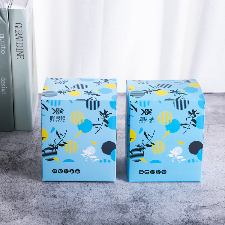 食品包装盒定做 护肤品纸盒 白卡礼品彩盒定制 方形纸盒印刷LOGO