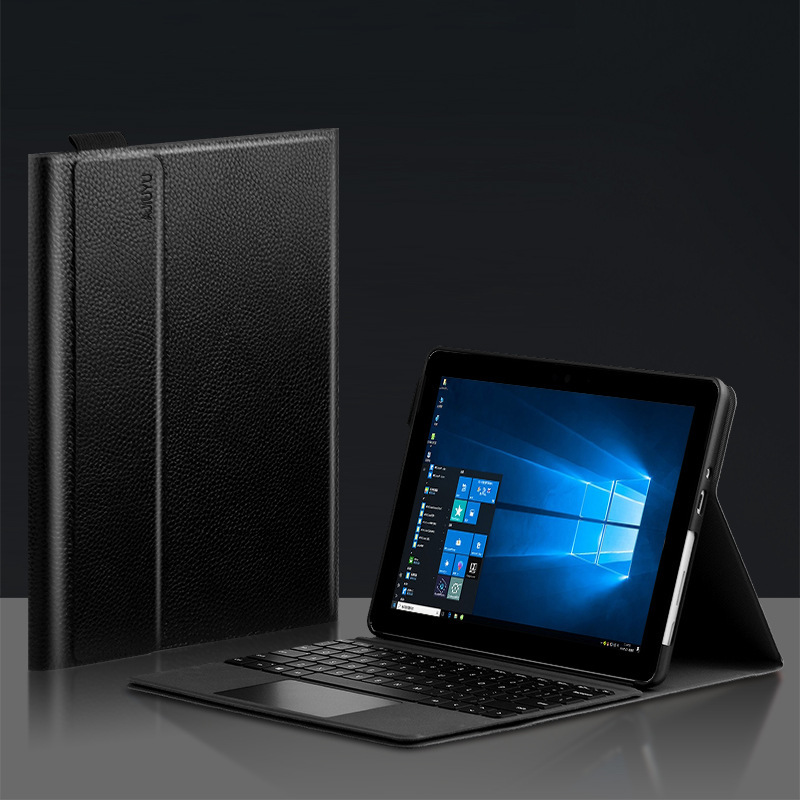 Applicable surfacepro8 protective case Microsoft pro7 leather case go keyboard proX first layer cowhide case