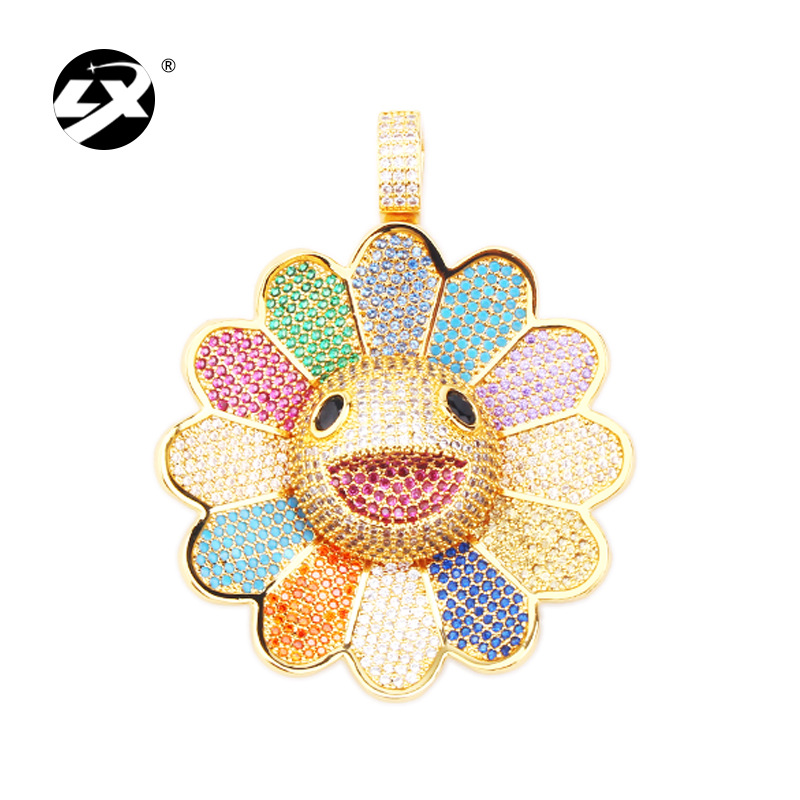 brand pendant solar-powered for men and women hip-hop style