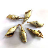 Yiwu shell conch accessory plastic conch craft pendant DIY gold -plated shell jewelry pendant