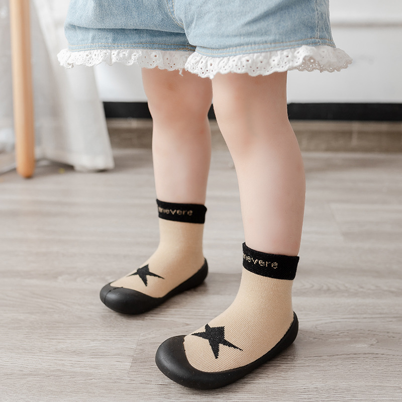 2020秋季新品防掉跟儿童袜子鞋经典软底宝宝童鞋透气舒适针织鞋袜|ms