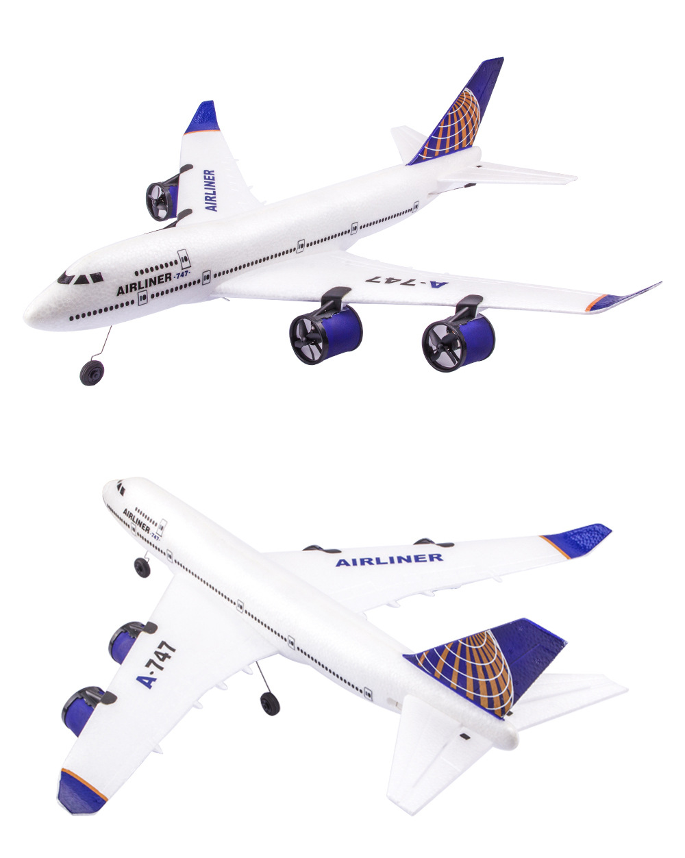 new pattern JD-380 Airliner 3-way automatic balance remote control aircraft Glider model airplane outdoors Toys wholesale