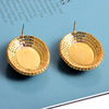 Earrings from pearl, accessory, European style, wholesale