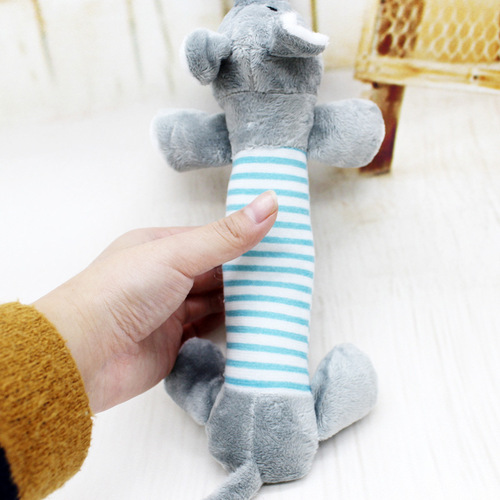 Pet Supplies Dog Teddy Poodle Bichon Frize Puppy Squeaking Teething Reliever Plush Toy 6