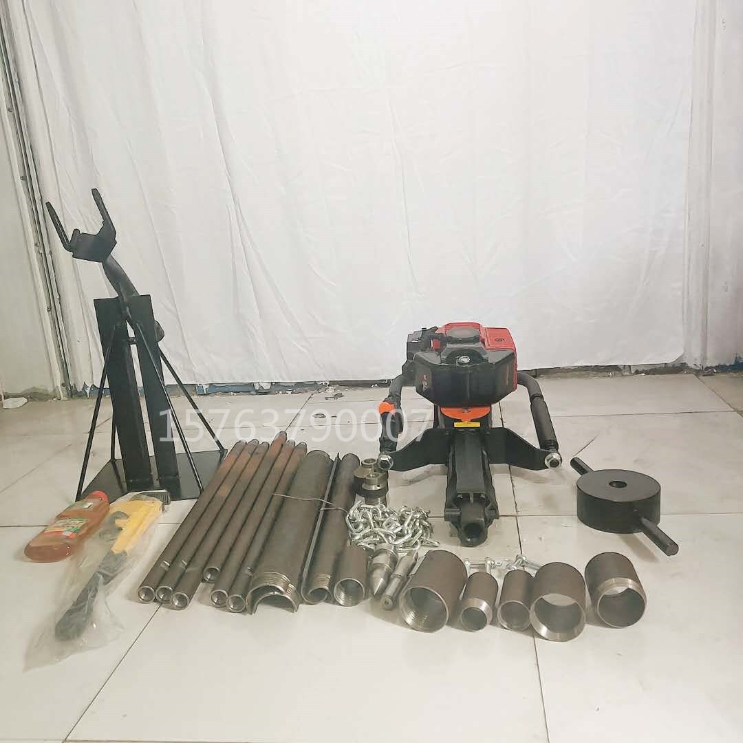 厂家直供轻便汽油型原状土取样钻机  环境检测汽油岩心钻机