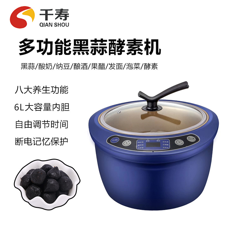 多功能家用黑蒜发酵机 自制酸奶酵素纳豆6L大容量八大功能黑蒜机