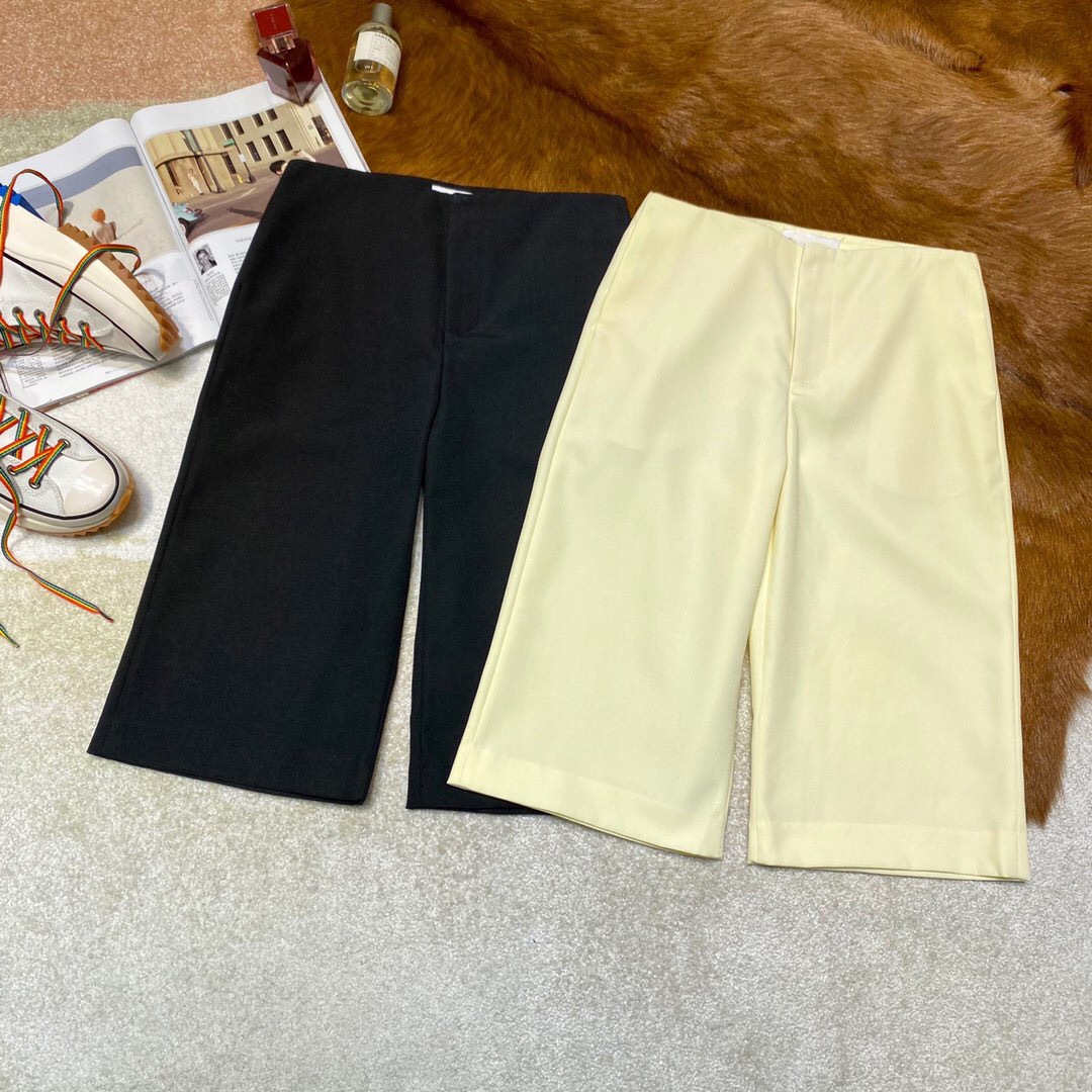 MM Home 20 Spring and summer Simplicity Fashionable Solid Five point pants Self cultivation Paige Straight Type version Simplicity Versatile Show thin