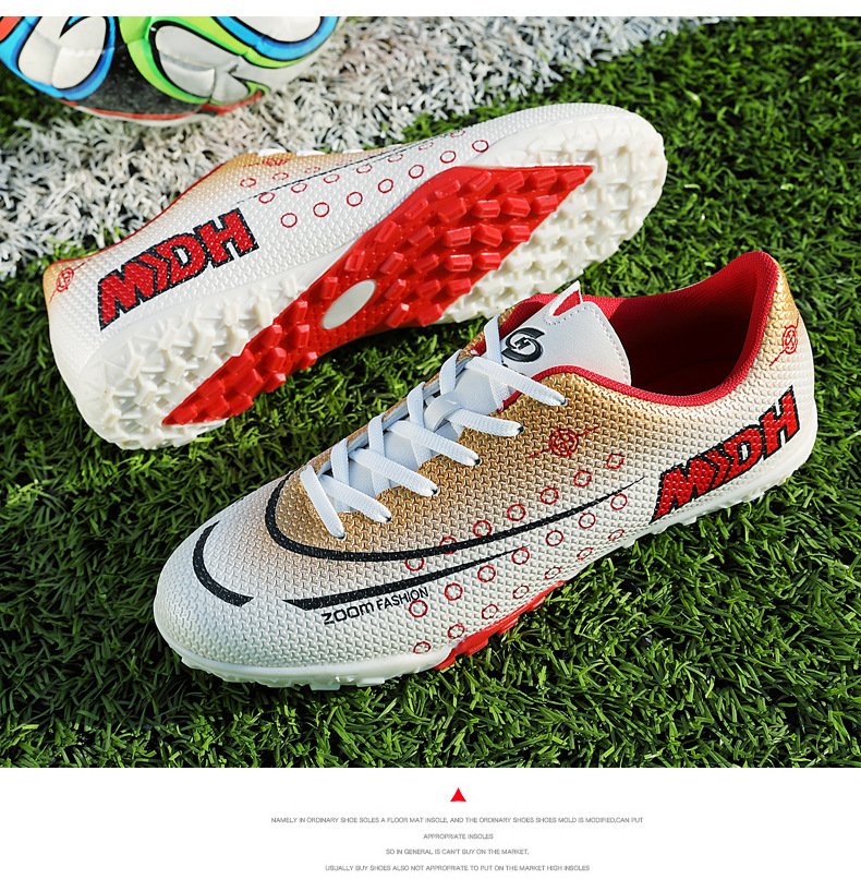 Neu AG Fußball Jugend Student Leder Füße TF Gebrochen DingTalk Künstliche Rasen Wettbewerb Sport_voghion.com