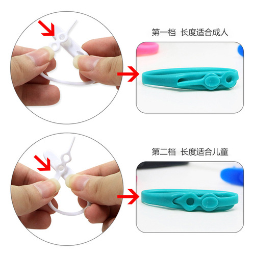 Double-hole round toe lazy shoelaces creative no-tie silicone shoelaces wholesale elastic shoelaces for adults and children