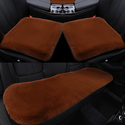 Set for Rear Seat – Seat cushion, seat cover - brown-single-cushion