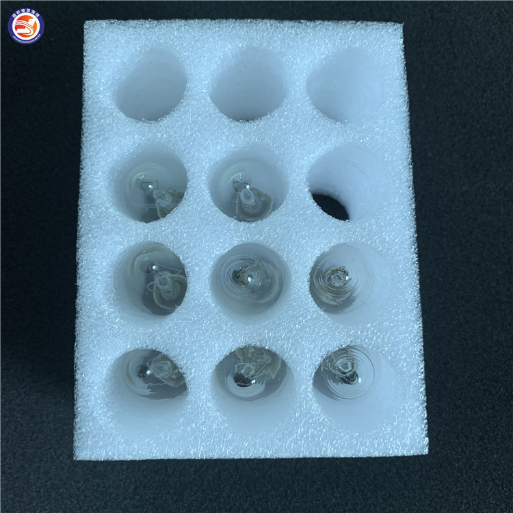 冲压成型高弹白色珍珠棉内托 电脑及配件防护包装内衬