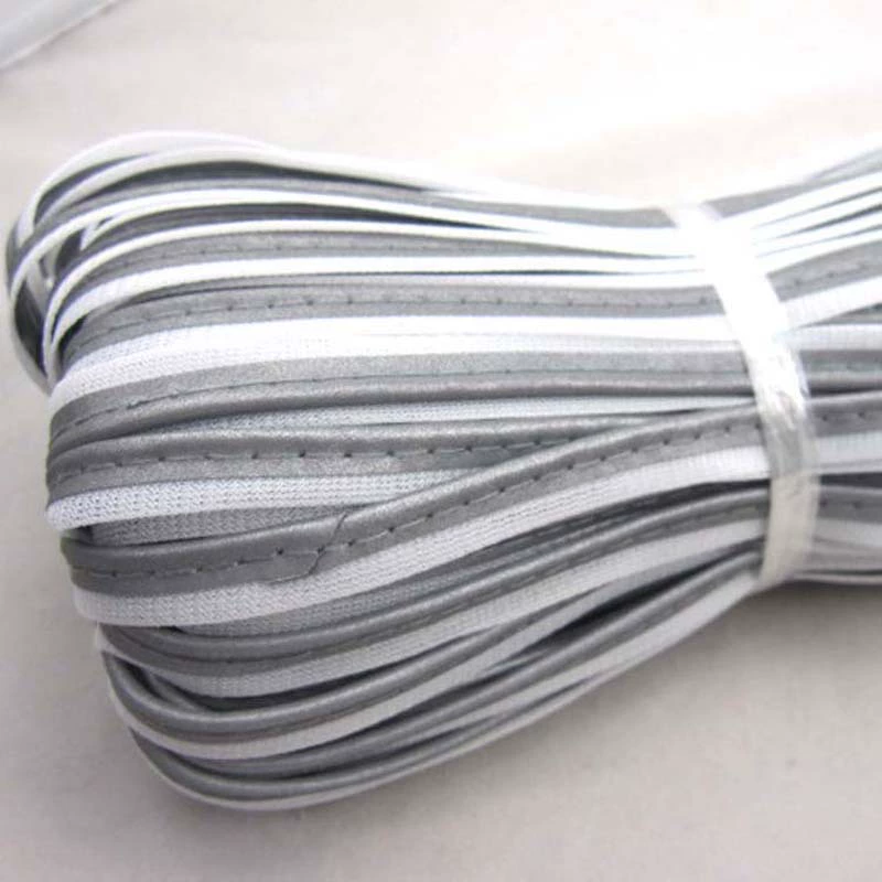 Выделите серебристый свет Светоотражающий край Wrap Strip Материал Сумка Зубная полоса Роллинг полосы Защитные аксессуары