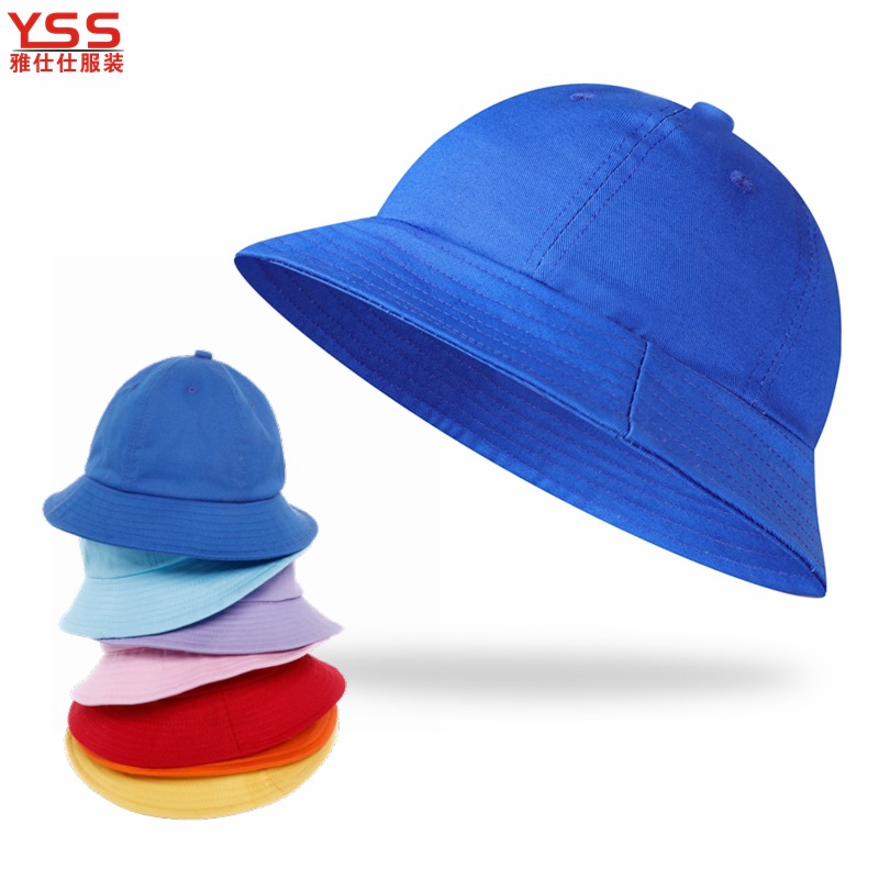 children Fisherman hat Disassemble protect Hat baby Droplet Small yellow cap pupil Sunscreen Covering her face Advertising cap