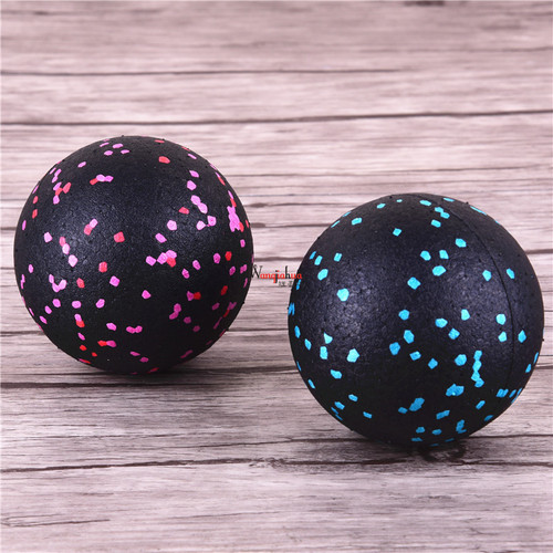 EVA fascia ball yoga foot massage ball muscle relaxation meridian ball fitness meridian handheld ball 8cm cross-border model