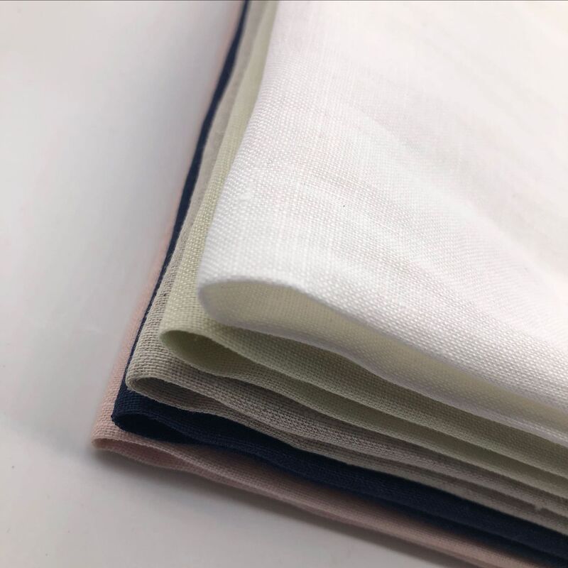 2836 pure linen 100% high-count linen fabric plain linen fabric spring and summer men's and women's clothing dress shirt fabric
