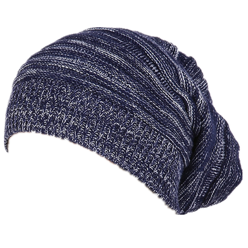 Nieuwe dunne geplooide trui in gemengde kleuren voor de herfst, winter, gebreide wollen outdoor postpartumhoed voor heren en dames_voghion.com