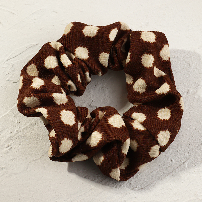 Fashion New  Leopard Print Fabric Hair Scrunchies display picture 9