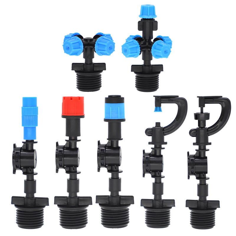 Sistema de enfriamiento de boquilla de pulverización de granja de cerdos serie de riego agrícola sin impuestos