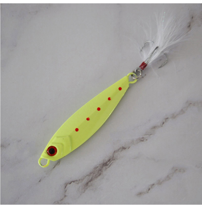 Sinking Jigging Spoon Lures Deep Diving Jigging Spoon Baits Fresh Water Bass Swimbait Tackle Gear